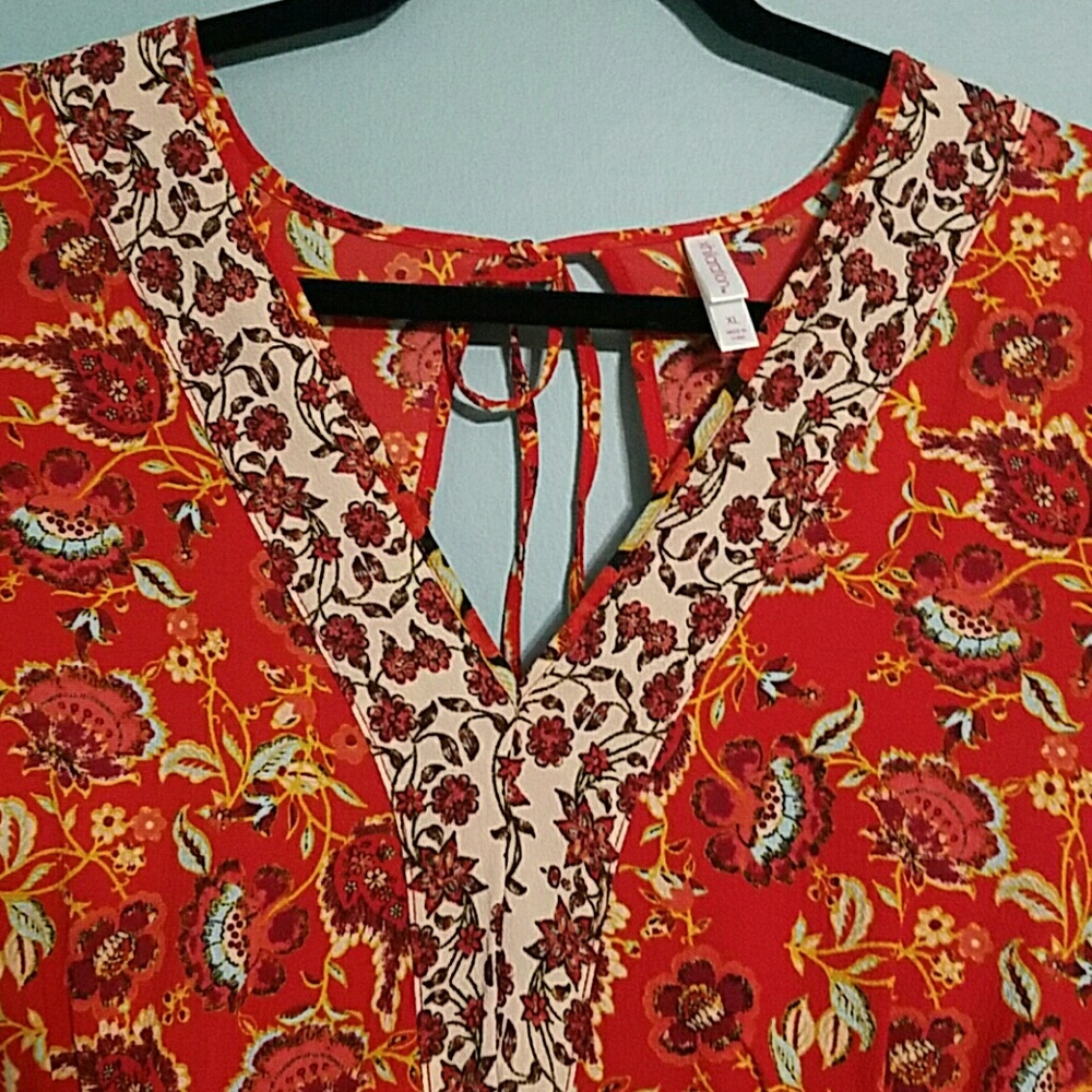 Orange Xhilaration Maxi Dress